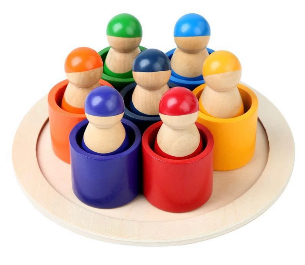 Wooden Coloured Toys