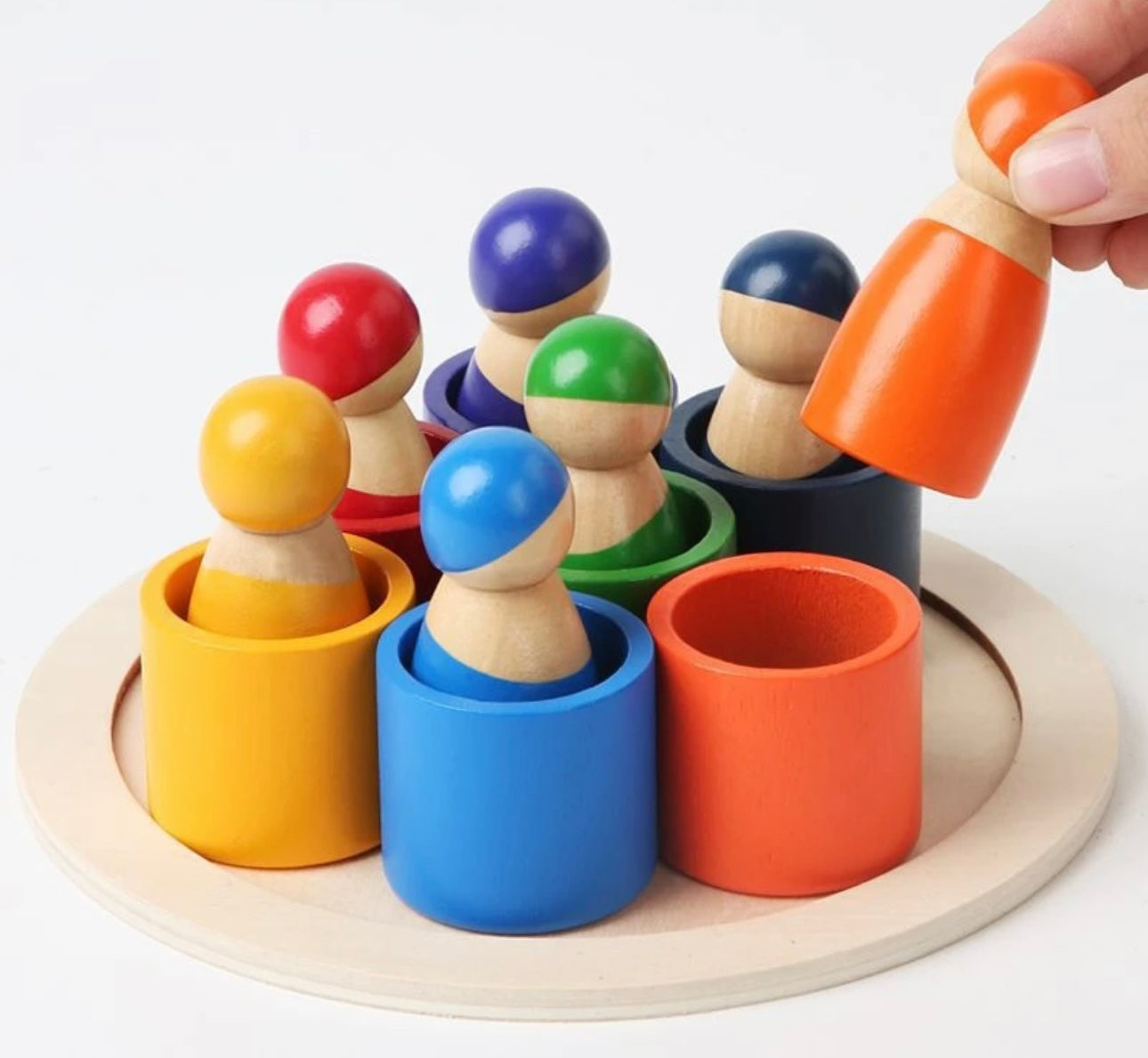 Wooden Coloured Toys