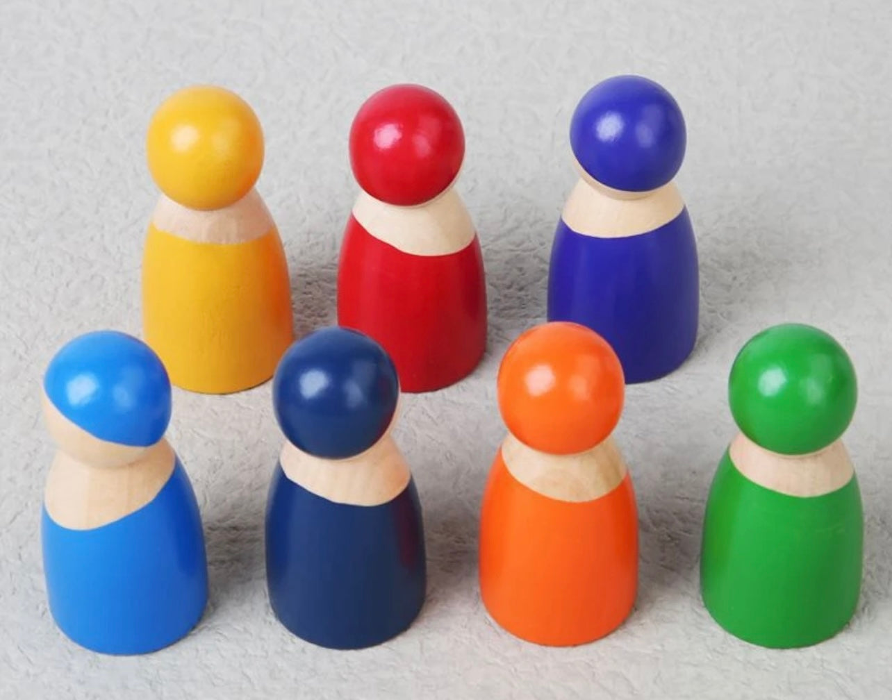 Wooden Coloured Toys