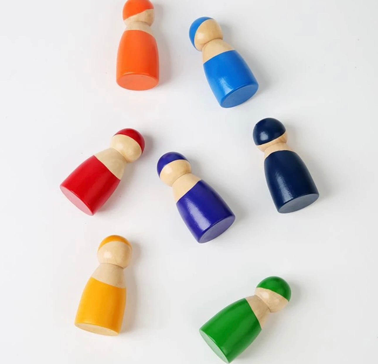 Wooden Coloured Toys