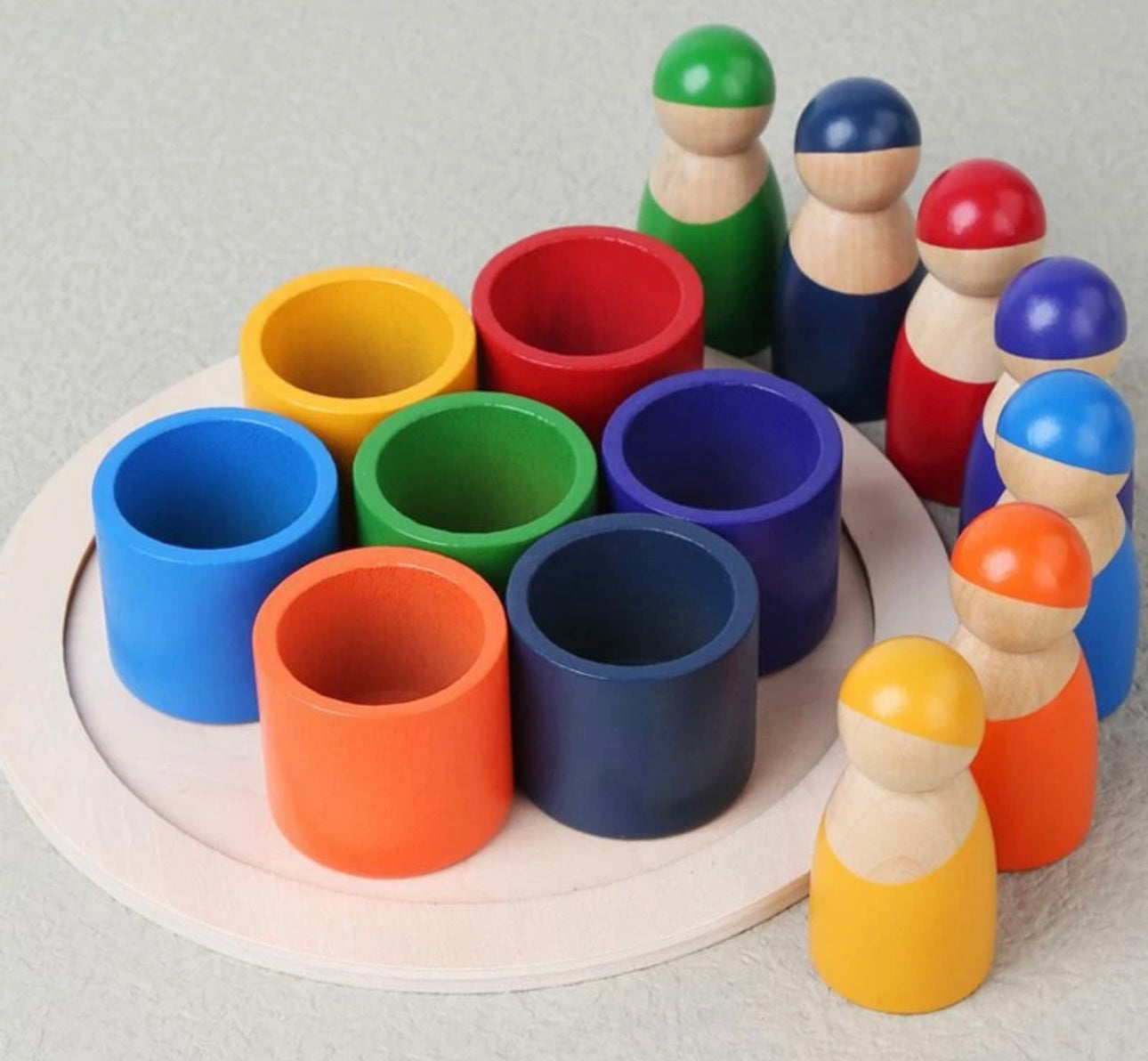 Wooden Coloured Toys