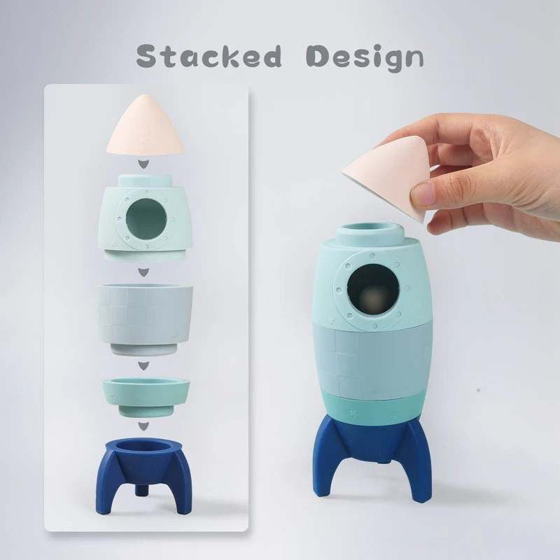 Silicone Rocket Toy