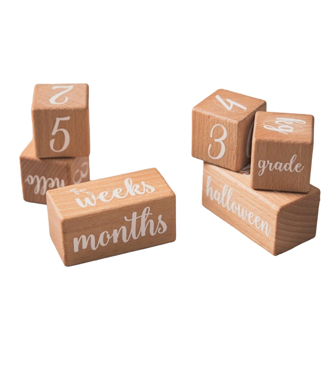 Wooden Milestone Blocks