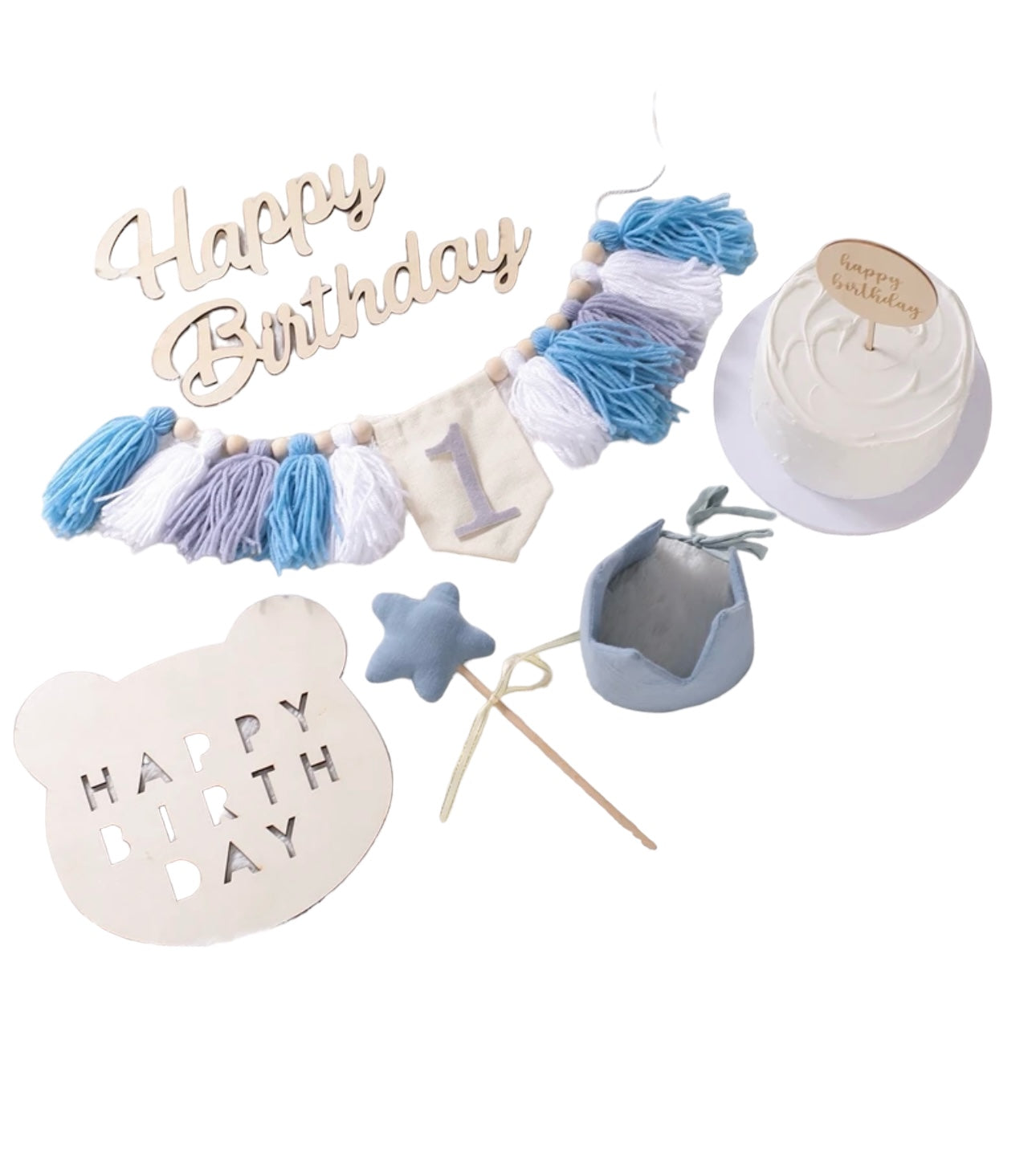 Happy Birthday Decorations Set